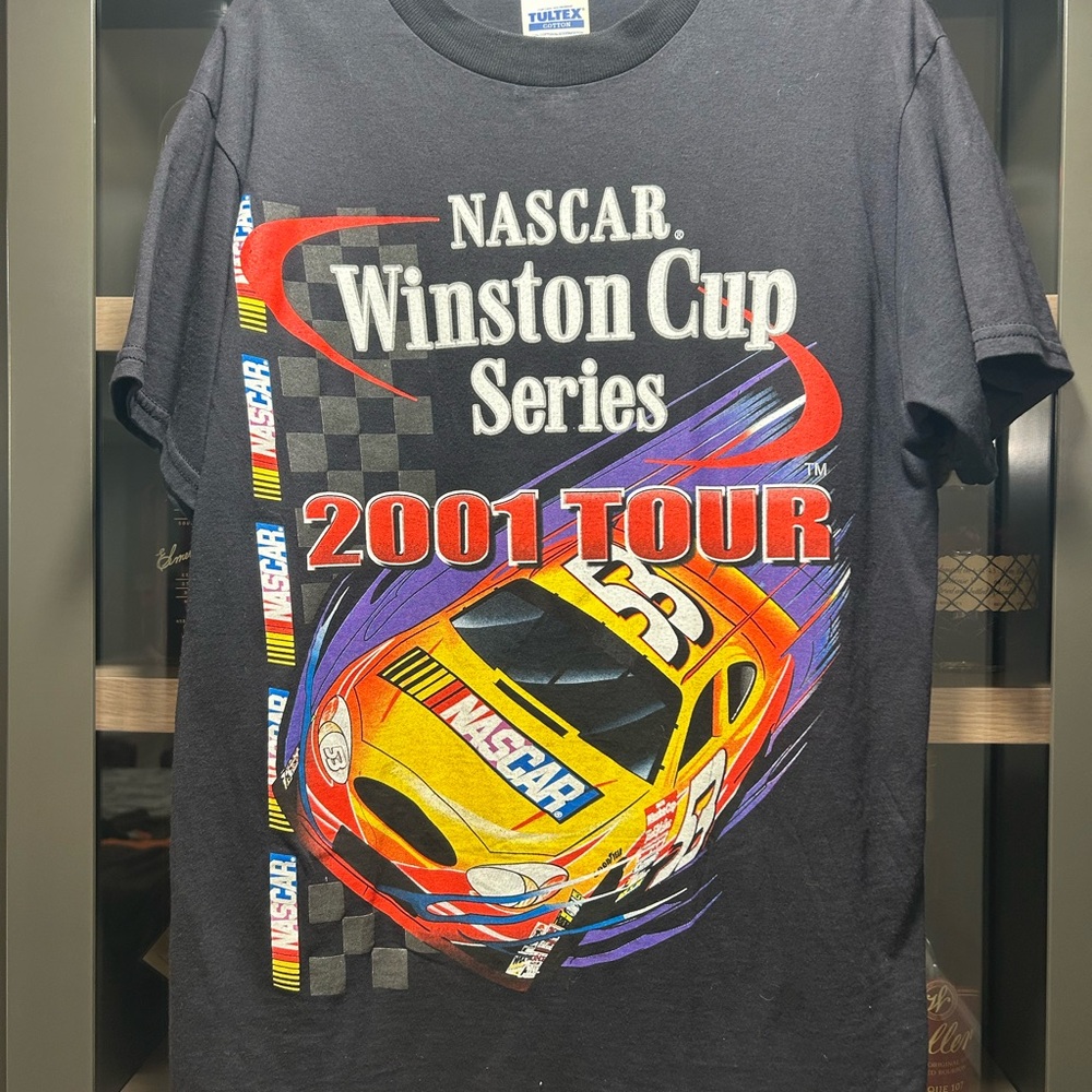Tultex Black NASCAR Winston Cup Series 2001 Tour Tee